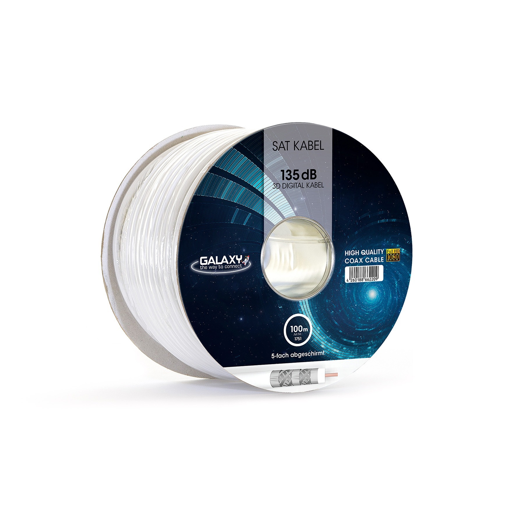 Galaxy 135dB 5-fach geschirmt CCS