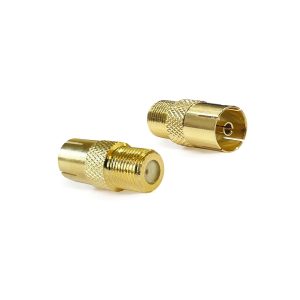 Adapter TV-Kupplung auf F-Kupplung Gold 7,0 mm