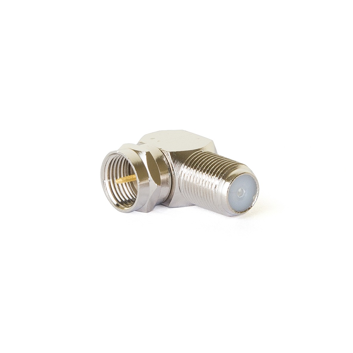 Winkel F-Stecker auf F-Kupplung 7,0 mm