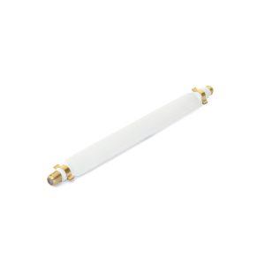 Fensterdurchführung Weiß – Gold, 20 cm – Lokmann Electronic Equipments