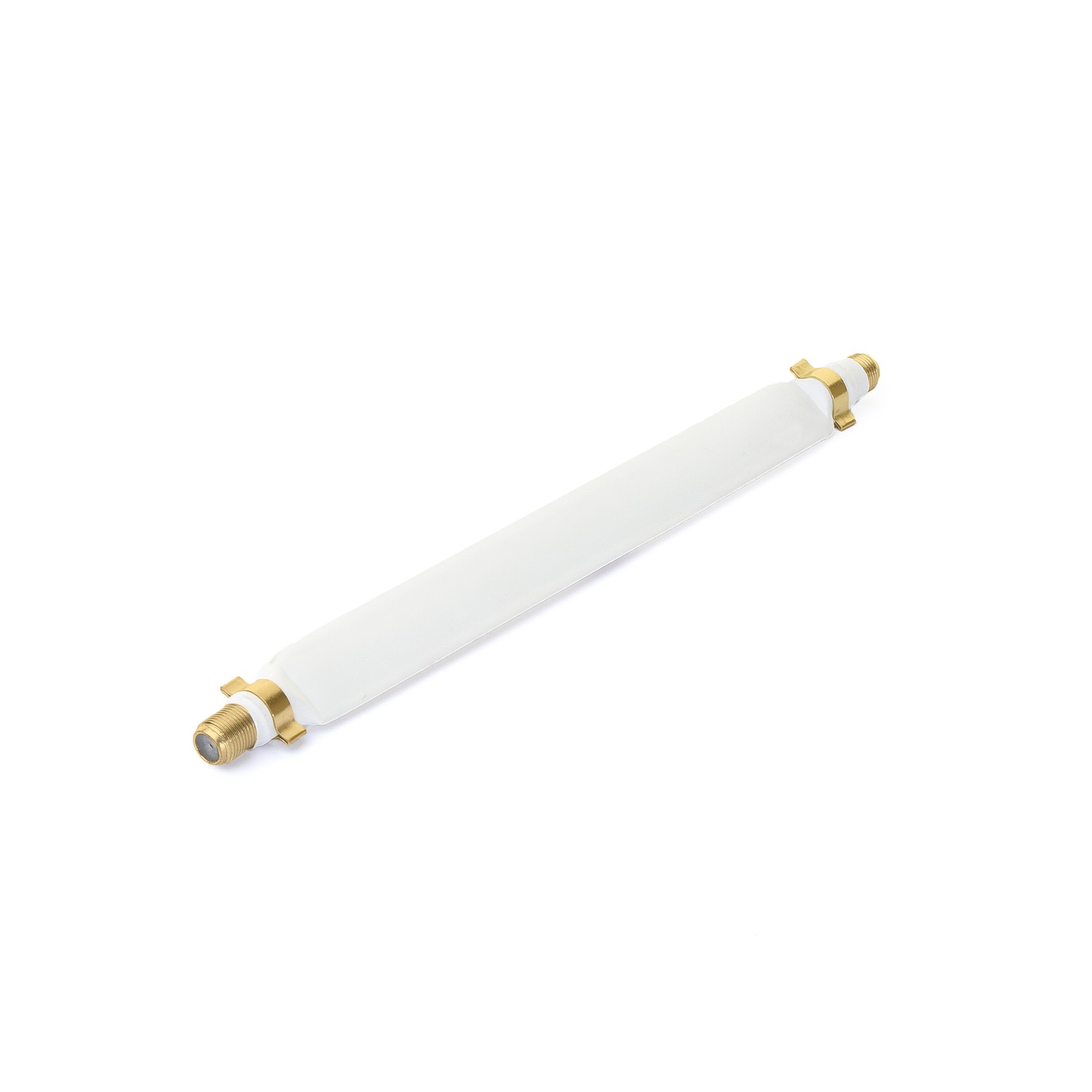 Fensterdurchführung Weiß – Gold, 20 cm