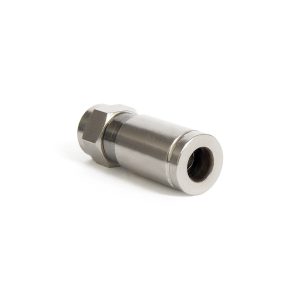 Kompression F-Stecker 5,5 mm, silberfarben