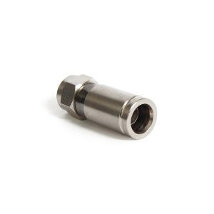 Kompression F-Stecker 7,0 mm, silberfarben