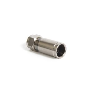 Kompression F-Stecker 8,0 mm, silberfarben