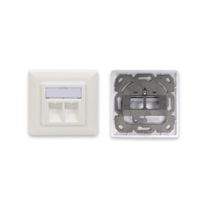 RJ45 Netzwerkdose 2-Fach UP – Lokmann Electronic Equipments