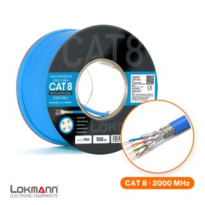 Lokmann CAT 8 Netzwerkkabel S/FTP 22AWG