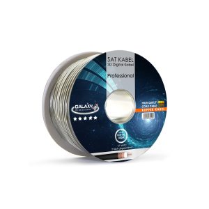 Galaxy 100dB 2-fach geschirmt Kupfer SAT-Koaxialkabel, 100 m auf Kunststoffspule, Art.-Nr. 1341-BC