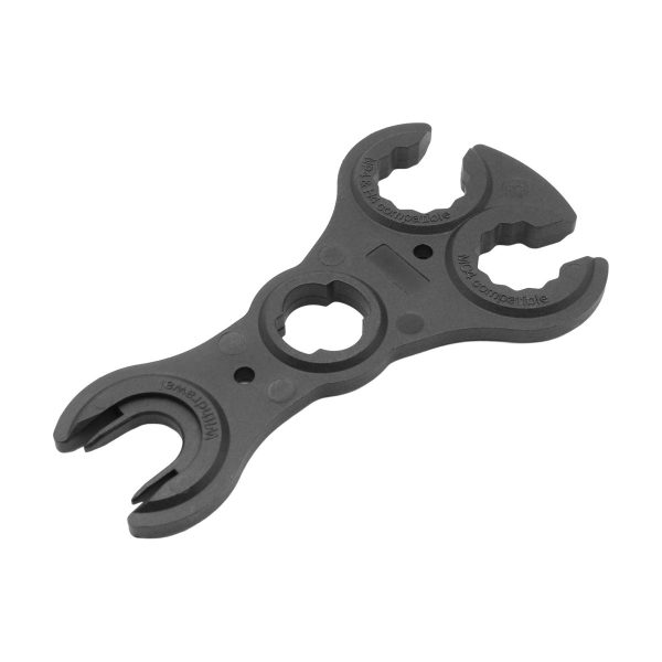 Lokmann MC4 Montageschlüssel 1500 V in Schwarz, Schrägansicht
