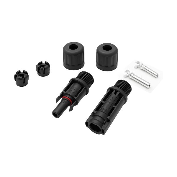 Lokmann PV Solarstecker MC4 SL-150L, Einzelteile mit Crimpkontakten und Dichtungen