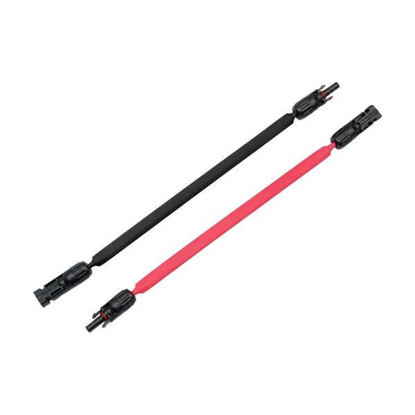 Lokmann PV Fensterdurchführung MC4 SL-FD-30 mit flachen Kabeln in Rot und Schwarz
